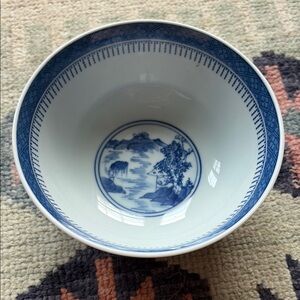 Tiffany & Co. Blue and White Porcelain Bowl